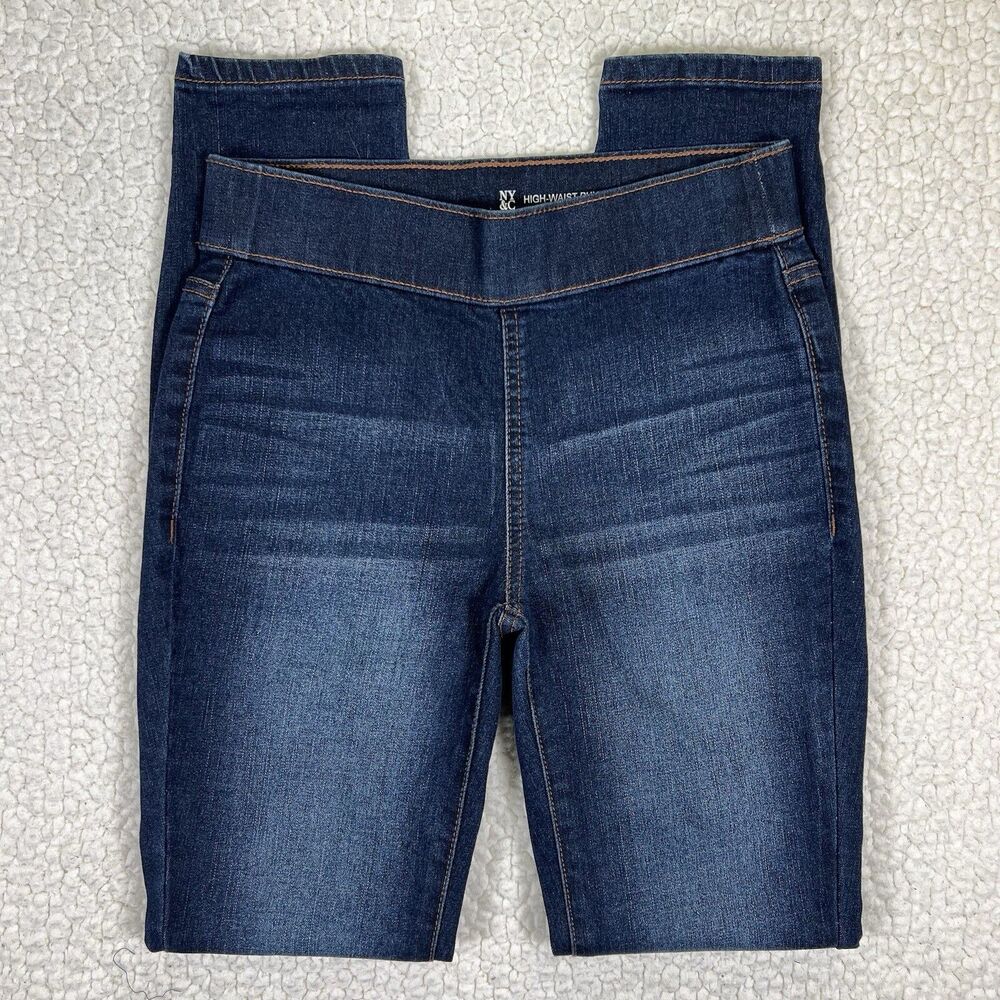 NY&C Jeans‎ Women’s Size XS Blue High-Waist Pull-On Legging